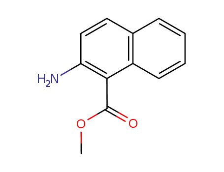 Molecular Structure of 91569-18-5 (methyl 2-amino-1-naphthoate)