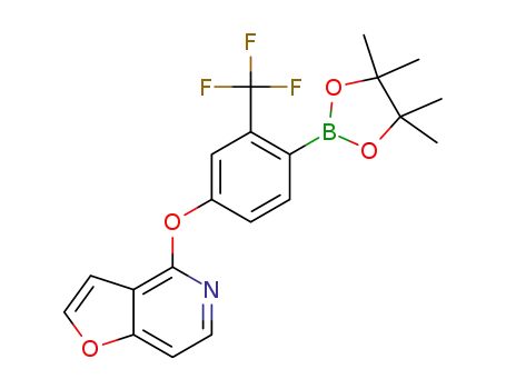 4-[4-(4,4,5,5-tetramethyl-1,3,2-dioxaborolan-2-yl)-3-(trifluoromethyl)phenoxy]furo[3,2-c]pyridine