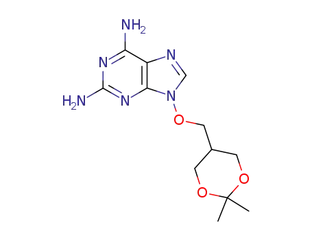 2,6-diamino-9-<(2,2-dimethyl-1,3-dioxan-5-yl)methoxy>purine