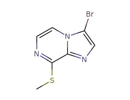 3-bromo-8-(methylsulfanyl)imidazo[1,2-a]pyrazine