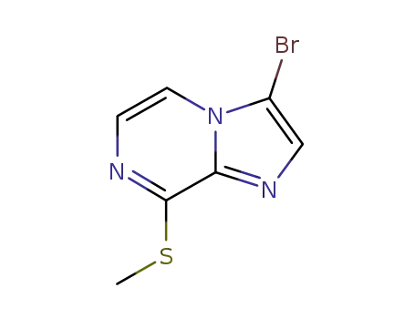 3-bromo-8-(methylsulfanyl)imidazo[1,2-a]pyrazine