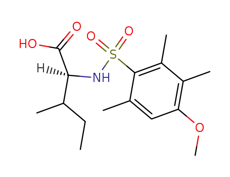 L-Isoleucine, N-[(4-methoxy-2,3,6-trimethylphenyl)sulfonyl]-