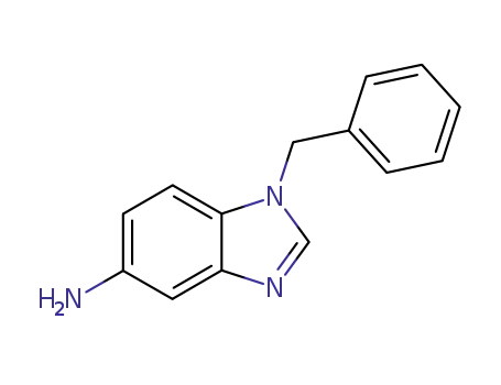Molecular Structure of 26530-89-2 (1-BENZYL-1H-BENZOIMIDAZOL-5-YLAMINE TRIHYDROCHLORIDE)