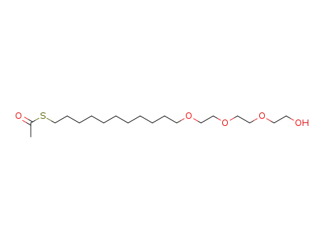 Molecular Structure of 130727-50-3 (22-KETO-21-THIA-3,6,9-TRIOXATRICOSAN-1-OL)