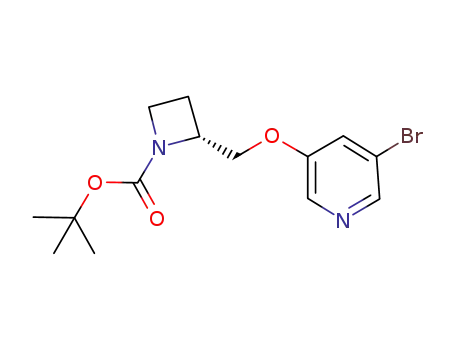 (R)-tert-butyl 2-((5-bromopyridin-3-yloxy)methyl)azetidine-1-carboxylate