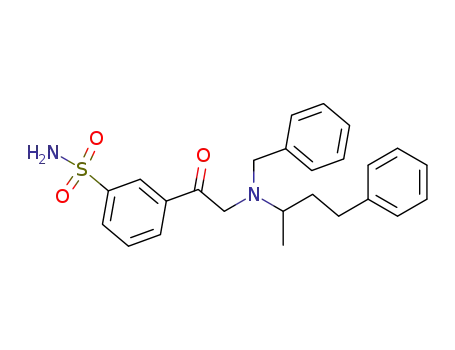 3-{2-[Benzyl-(1-methyl-3-phenyl-propyl)-amino]-acetyl}-benzenesulfonamide