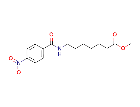 Molecular Structure of 1036742-52-5 (7-(4-nitrobenzoylamino)-heptanoic acid methyl ester)