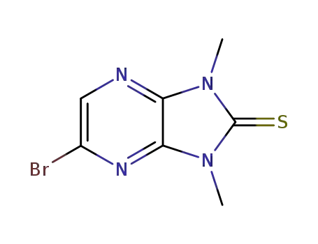 2H-Imidazo[4,5-b]pyrazine-2-thione, 5-bromo-1,3-dihydro-1,3-dimethyl-
