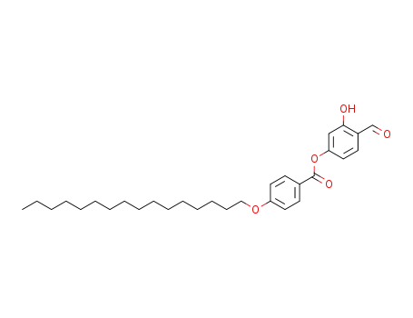 Molecular Structure of 177424-35-0 (4-formyl-3-hydroxyphenyl 4-(n-hexadecanyloxy)-benzoate)