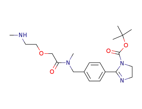 4,5-dihydro-2-[4-[[methyl[[2-(methylamino)ethoxy]acetyl]amino]methyl]phenyl]-1H-imidazole-1-carboxylic acid 1,1-dimethylethyl ester