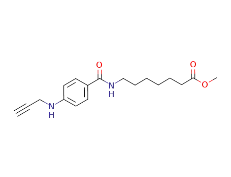 7-(4-prop-2-ynylamino-benzoylamino)-heptanoic acid methyl ester