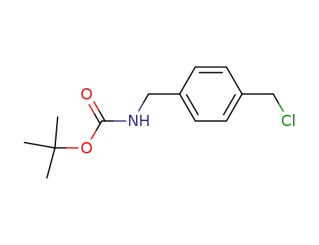 Carbamic acid, [[4-(chloromethyl)phenyl]methyl]-, 1,1-dimethylethyl
ester