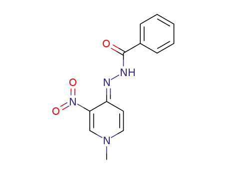 benzoic acid-(1-methyl-3-nitro-1<i>H</i>-[4]pyridylidenehydrazide)