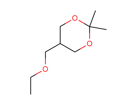 Molecular Structure of 133384-72-2 (2,2-dimethyl-5-ethoxymethyl-1,3-dioxane)