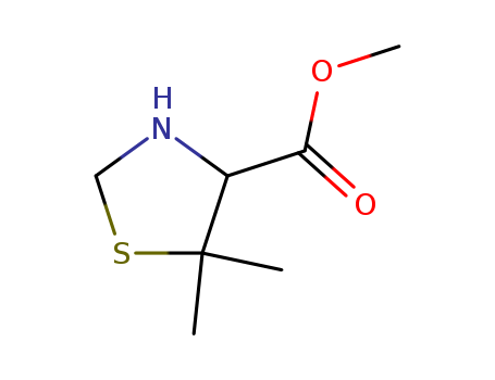 methyl (+/-)-5,5-dimethyl-1,3-thiazolidine-4-carboxylate