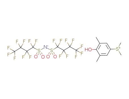 4-hydroxy-3,5-dimethyl phenyl dimethyl sulphonium bis-perfluorobutane sulphonimide