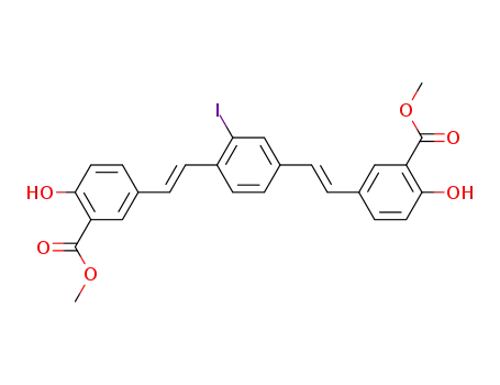 (E,E)-2,5-bis(4’-hydroxy-3’-carbomethoxystyryl)-1-iodobenzene