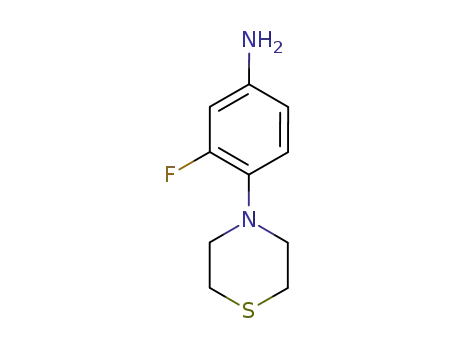 3-Fluoro-4-thiomorpholinoaniline