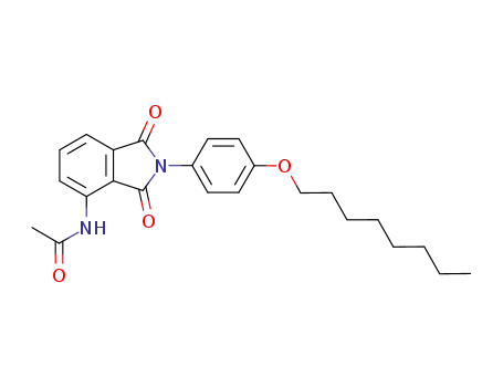 3-acetylamino-N-(4-octyloxyphenyl)phthalimide
