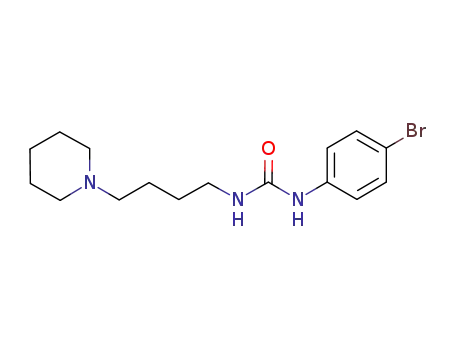 Molecular Structure of 874450-03-0 (N-(4-Bromophenyl)-N'-[4-(1-piperidinyl)butyl]-urea)