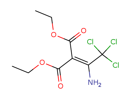 Propanedioic acid,2-(1-amino-2,2,2-trichloroethylidene)-, 1,3-diethyl ester cas  22071-11-0