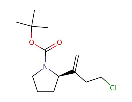 1,1-dimethylethyl (2R)-2-(3-chloro-1-methylene-propyl)-1-pyrrolidinecarboxylate
