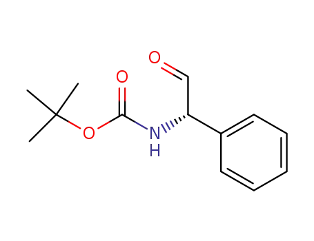 Molecular Structure of 163061-19-6 (N-BOC-L-PHENYLGLYCINAL)