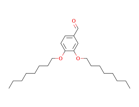Molecular Structure of 131525-50-3 (3',4'-(DIOCTYLOXY)BENZALDEHYDE)