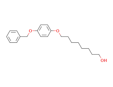 Molecular Structure of 519186-18-6 (1-Octanol, 8-[4-(phenylmethoxy)phenoxy]-)