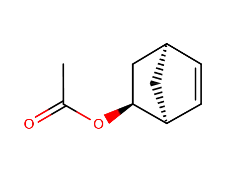 Molecular Structure of 154278-40-7 ((1S,2S,4S)-bicyclo[2.2.1]hept-5-en-2-yl acetate)