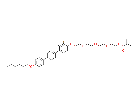 2-{2-[2-(2-{2,3-difluoro-4-[4-(4-hexyloxyphenyl)phenyl]phenoxy}ethoxy)ethoxy]ethoxy}ethanol monomethacrylate