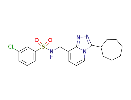Molecular Structure of 1028315-05-0 (C<sub>21</sub>H<sub>25</sub>ClN<sub>4</sub>O<sub>2</sub>S)
