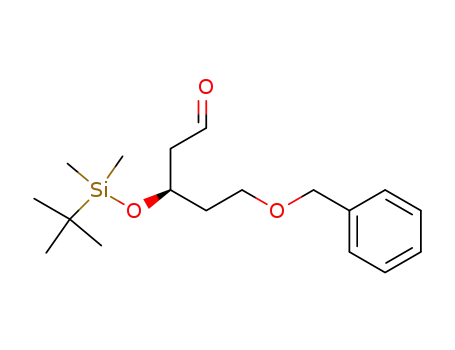 (R)-(+)-5-(benzyloxy)-3-(tert-butyldimethylsilyloxy)pentanal