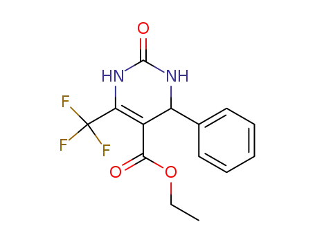 2-oxo-4-phenyl-6-trifluoromethyl-1,2,3,4-tetrahydropyrimidine-5-carboxylic acid ethyl ester