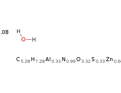 Zn<sub>0.66</sub>Al<sub>0.33</sub>(OH)2(5-benzotriazolyl-4-hydroxy-3-sec-butylbenzenesulfonate)0.33*1.08H<sub>2</sub>O