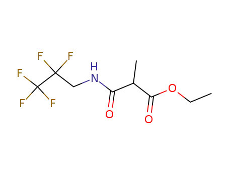 2-Methyl-N-(2,2,3,3,3-pentafluoro-propyl)-malonamic acid ethyl ester