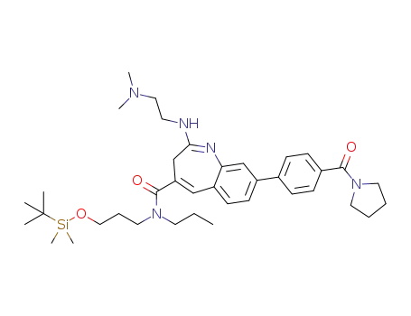 (1E,4E)-N-(3-(tert-butyldimethylsilyloxy)propyl)-2-(2-(dimethylamino)ethylamino)-N-propyl-8-(4-(pyrrolidine-1-carbonyl)phenyl)-3H-benzo[b]azepine-4-carboxamide