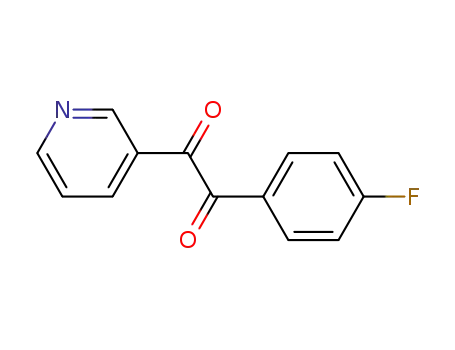 Molecular Structure of 88709-79-9 (Ethanedione, (4-fluorophenyl)-3-pyridinyl-)
