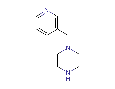 Molecular Structure of 39244-80-9 (1-Pyridin-3-ylmethyl-piperazine)