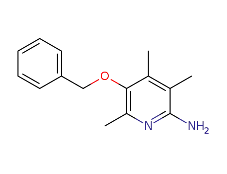 Molecular Structure of 1444335-07-2 (5-(benzyloxy)-3,4,6-trimethylpyridine-2-amine)