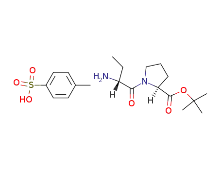 Molecular Structure of 102410-51-5 (H-D-Abu-Pro-OBu<sup>t</sup>*TosOH)