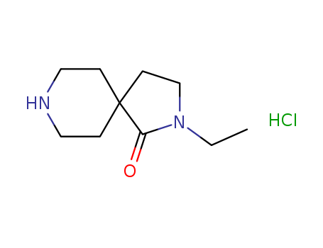 2,8-Diazaspiro[4.5]decan-1-one, 2-ethyl-, monohydrochloride