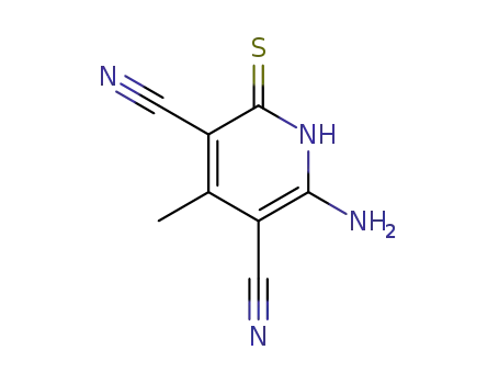 3,5-Pyridinedicarbonitrile, 6-amino-1,2-dihydro-4-methyl-2-thioxo-