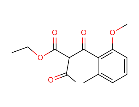 ethyl (2-methoxy-6-methylbenzoyl)acetoacetate