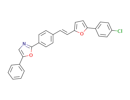 Oxazole, 2-[4-[2-[5-(4-chlorophenyl)-2-furanyl]ethenyl]phenyl]-5-phenyl-