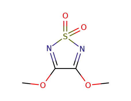 Molecular Structure of 55904-83-1 (1,2,5-Thiadiazole, 3,4-dimethoxy-, 1,1-dioxide)