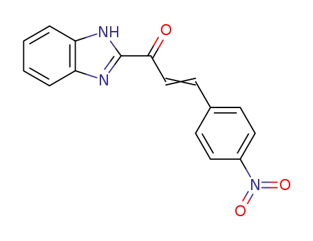 2-Propen-1-one, 1-(1H-benzimidazol-2-yl)-3-(4-nitrophenyl)-