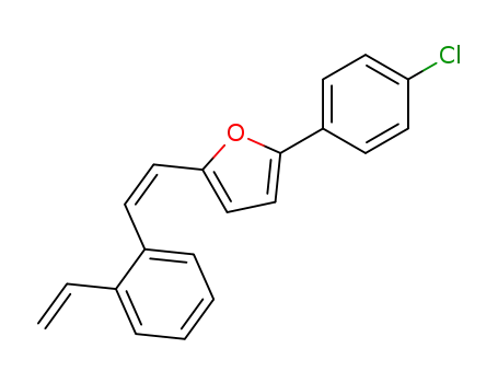 Furan, 2-(4-chlorophenyl)-5-[2-(2-ethenylphenyl)ethenyl]-, (Z)-
