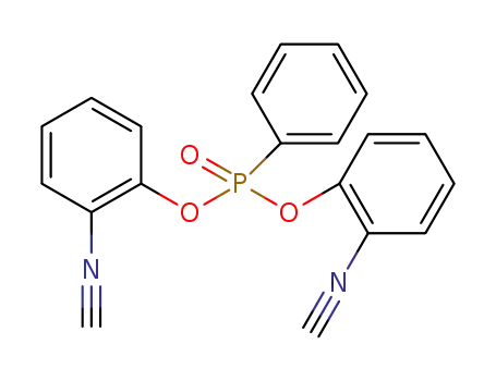 Molecular Structure of 1486481-56-4 (bis(2-isocyanophenyl) phenylphosphonate)