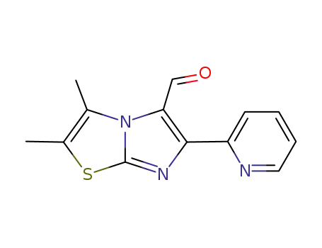 Imidazo[2,1-b]thiazole-5-carboxaldehyde, 2,3-dimethyl-6-(2-pyridinyl)-
